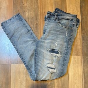 AE Distressed Blue Jeans